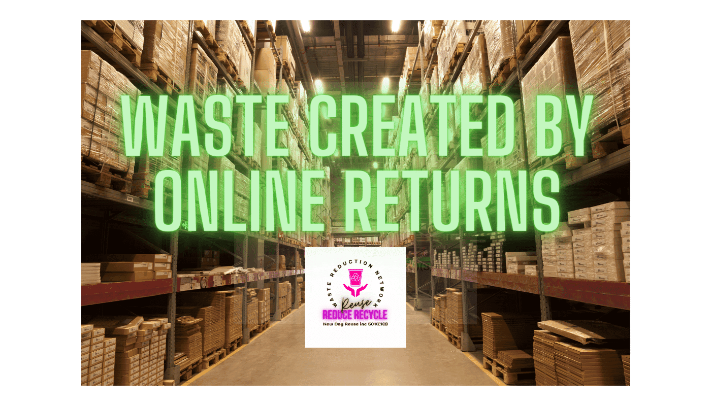 Waste created by online returns