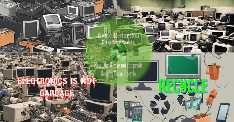 10 reasons why you should recycle all old electronics - Waste Reduction Network New Day Reuse
